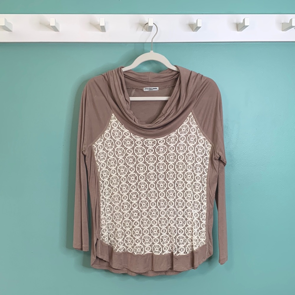 Long sleeve Cowl neck